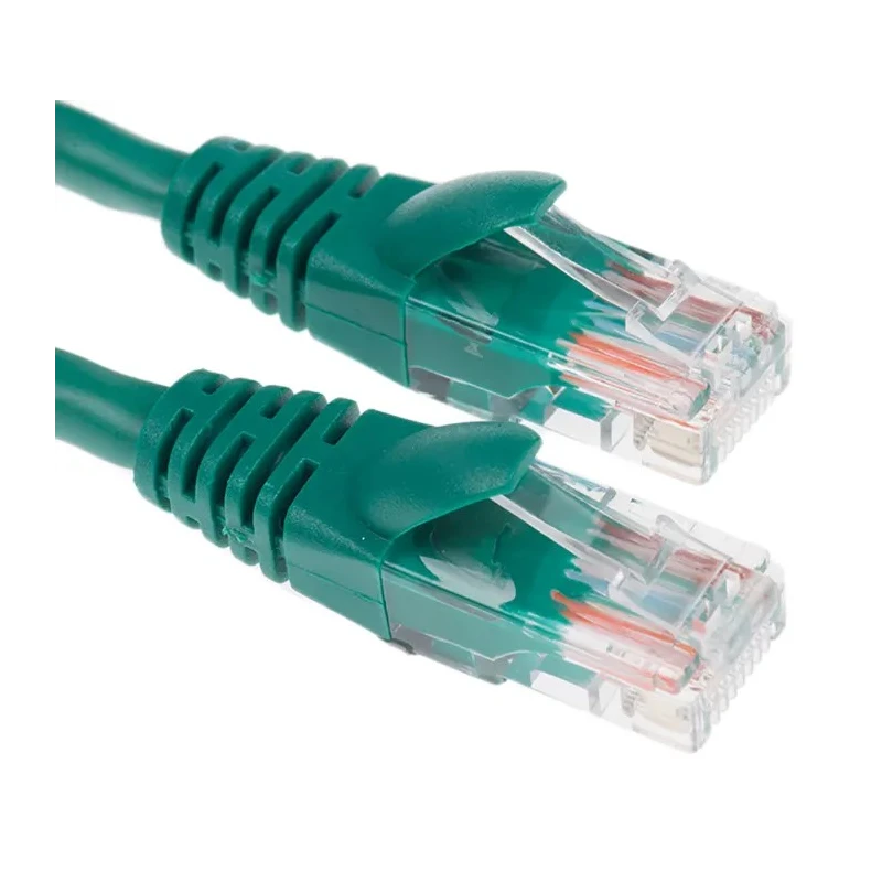 RS PRO Cat5e Ethernet Cable 0.5 m Green RJ45 Male to RJ45 Male U/UTP PVC 30V 556-538