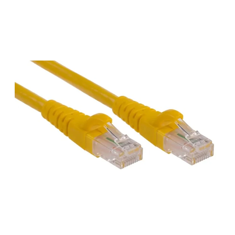 RS PRO Cat6 Ethernet Patch Cable, Unshielded, 5m, RJ45 Male to Male, Yellow, PVC Jacket 556-550