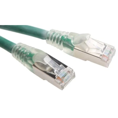 RS PRO Cat6 Ethernet Cable, 5m, Green, RJ45 Male to RJ45 Male, F/UTP, Low Smoke Zero Halogen 556-689