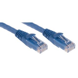 RS PRO Cat6 Ethernet Cable 10 m Blue RJ45 Male to RJ45 Male U/UTP PVC 30V 556-572