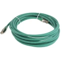 RS PRO Cat6 Ethernet Cable, 5m, Green, RJ45 Male to RJ45 Male, F/UTP, Low Smoke Zero Halogen 556-689