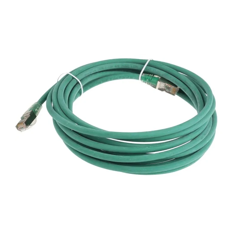 RS PRO Cat6 Ethernet Cable, 5m, Green, RJ45 Male to RJ45 Male, F/UTP, Low Smoke Zero Halogen 556-689