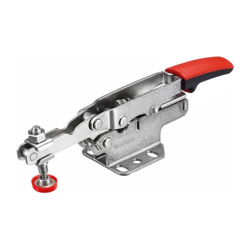 Bessey Self Adjusting Toggle Clamp 35 mm Jaw Opening, Chrome Finish, Horizontal, STC-HH20SB
