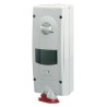 Scame Industrial Interlock Socket Switchable IP44, 3+E, Earthing Position 6h, Straight, 32A, 400V, Plastic Body