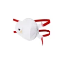 3M Disposable Face Mask, Valved, 5 Per Pack, 8000 Series, Cool Flow Valve, White FFP3