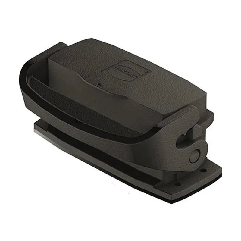 HARTING Han-Eco Range Heavy Duty Power Connector Housing 1 Lever Bulkhead Mount Polyamide IP65 16A 19460160302