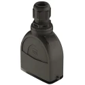 HARTING Han-Eco Heavy Duty Power Connector Hood, 10A, Polyamide, Top Cable Entry, M25, IP65, 1 Lever 19461100446
