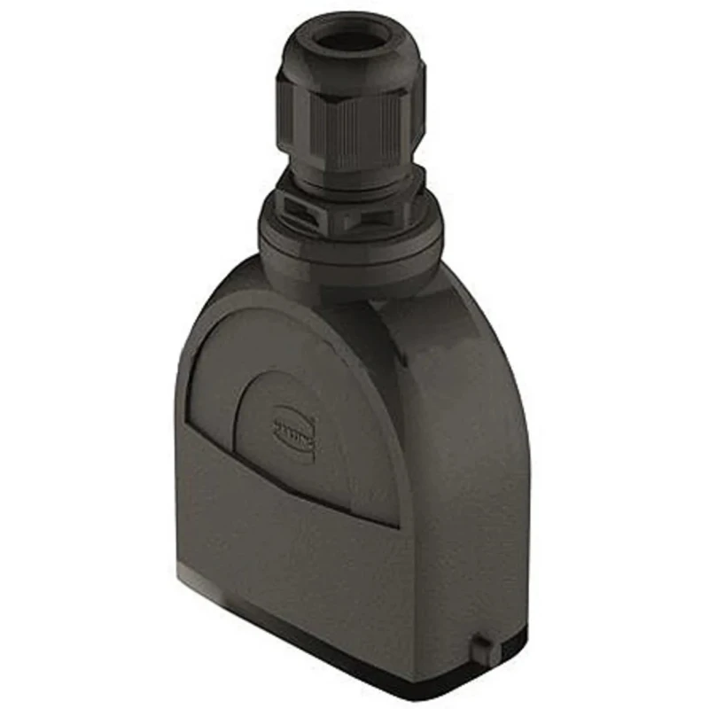 HARTING Han-Eco Heavy Duty Power Connector Hood, 10A, Polyamide, Top Cable Entry, M25, IP65, 1 Lever 19461100446