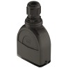 HARTING Han-Eco Heavy Duty Power Connector Hood, 10A, Polyamide, Top Cable Entry, M25, IP65, 1 Lever 19461100446