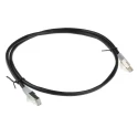 RS PRO Cat5e Ethernet Cable RJ45 Male to RJ45 Male, Shielded PVC, 1m, Black 556-960