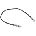 RS PRO Cat5e Ethernet Cable, RJ45 Male to RJ45 Male, Unshielded PVC, Black, 0.5 m 557-026