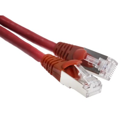 RS PRO Cat6 Ethernet Cable 3 m Red RJ45 Male to RJ45 Male F/UTP Low Smoke Zero Halogen 557-092