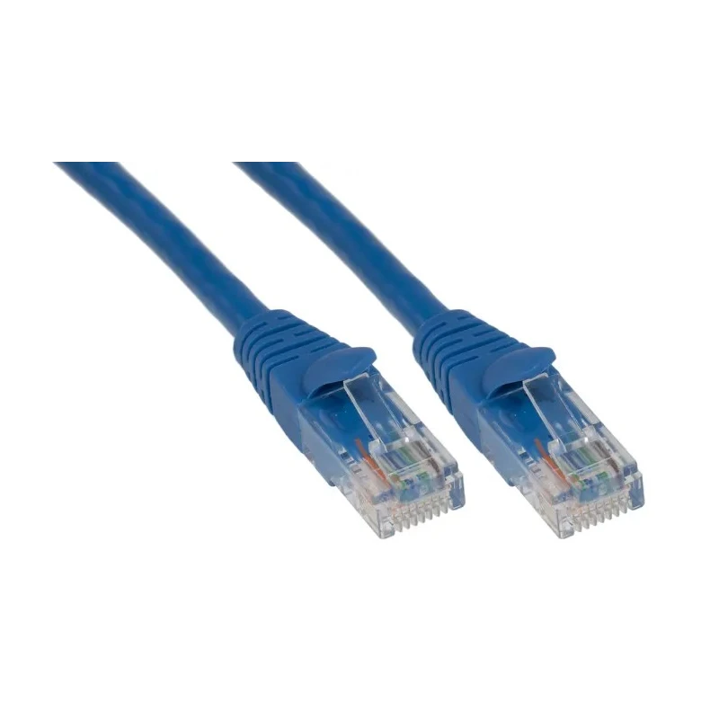 RS PRO Cat5e Ethernet Cable, 0.5 m, Blue, RJ45 Male to Male, U/UTP PVC 557-250