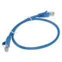 RS PRO Cat5e Ethernet Cable, 0.5 m, Blue, RJ45 Male to Male, U/UTP PVC 557-250