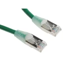 RS PRO Cat5e Ethernet Cable, 2 m, Green, RJ45 Male to Male, F/UTP PVC, 30V 557-379
