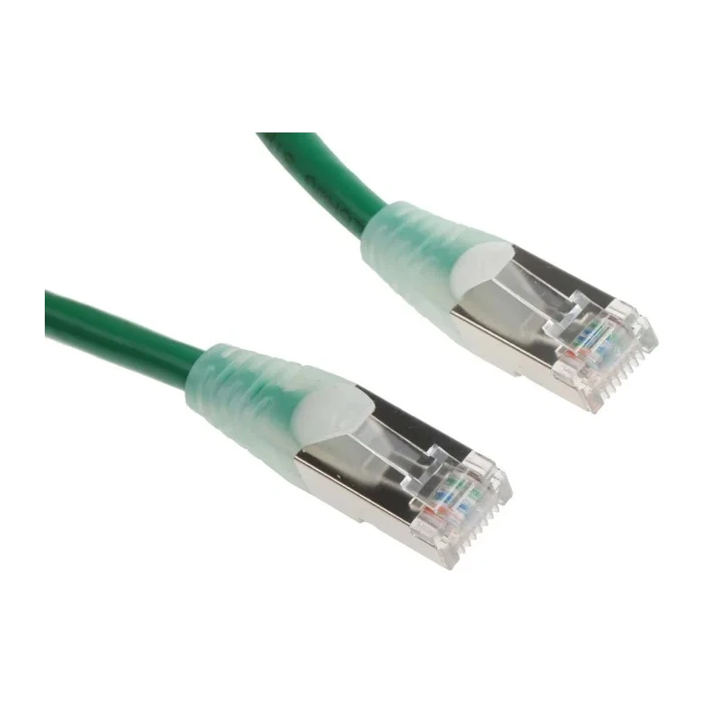 RS PRO Cat5e Ethernet Cable, 2 m, Green, RJ45 Male to Male, F/UTP PVC, 30V 557-379