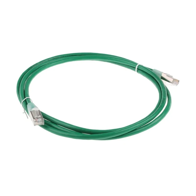 RS PRO Cat5e Ethernet Cable, 2 m, Green, RJ45 Male to Male, F/UTP PVC, 30V 557-379