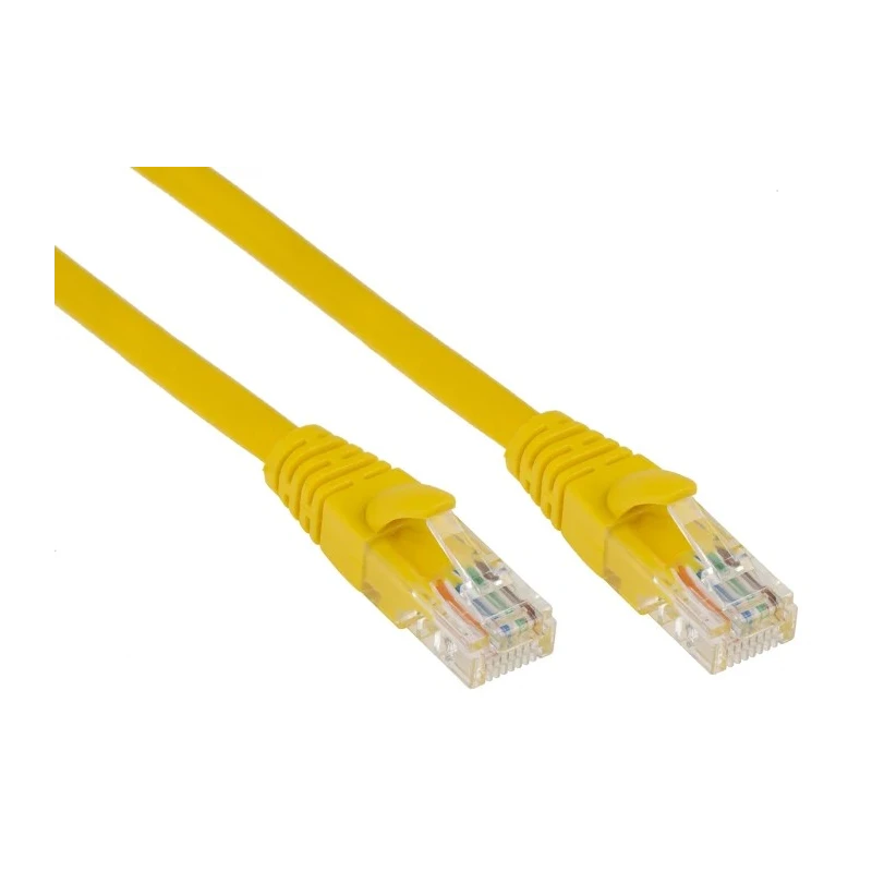 RS PRO Cat5e Ethernet Cable, 3 m, Yellow, RJ45 Male to RJ45 Male, U/UTP PVC 557-288