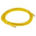 RS PRO Cat5e Ethernet Cable, 3 m, Yellow, RJ45 Male to RJ45 Male, U/UTP PVC 557-288