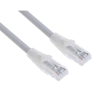 RS PRO Cat6 Ethernet Cable 3m Grey, RJ45 Male to Male, U/UTP Low Smoke Zero Halogen 30V 557-408
