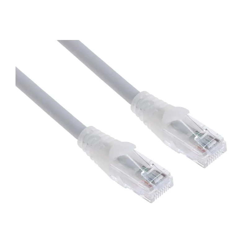 RS PRO Cat6 Ethernet Cable 3m Grey, RJ45 Male to Male, U/UTP Low Smoke Zero Halogen 30V 557-408