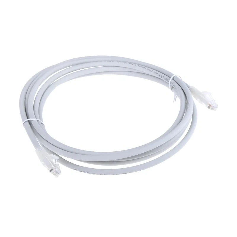 RS PRO Cat6 Ethernet Cable 3m Grey, RJ45 Male to Male, U/UTP Low Smoke Zero Halogen 30V 557-408