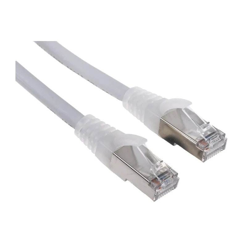 RS PRO Cat6 Ethernet Cable, 10 m, F/UTP, LSZH, Grey, RJ45 Male to Male, 30V 557-446