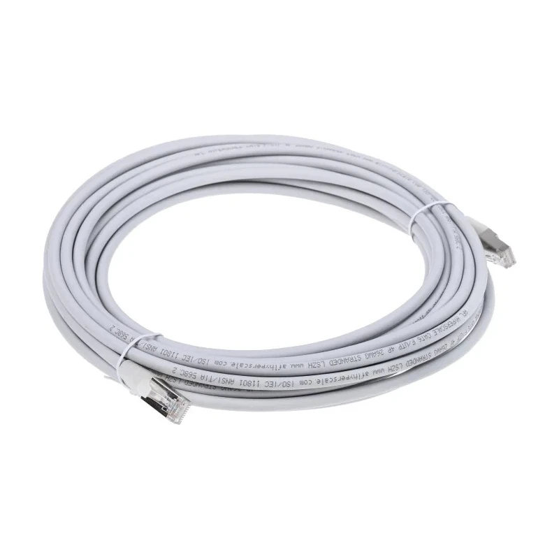 RS PRO Cat6 Ethernet Cable, 10 m, F/UTP, LSZH, Grey, RJ45 Male to Male, 30V 557-446