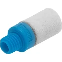 Festo UC Polyethylene Pneumatic Silencer, M5 Thread, 10 Bar, 60 dB Noise Reduction UC-M5