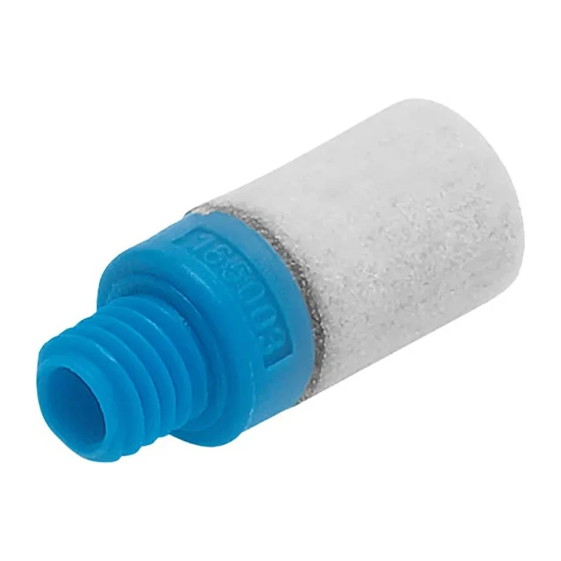 Festo UC Polyethylene Pneumatic Silencer, M5 Thread, 10 Bar, 60 dB Noise Reduction UC-M5