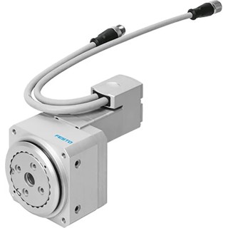 Festo ERMO Series Single Acting Pneumatic Rotary Actuator, 16mm Bore, 0.8Nm, 300N Radial Force, 116mm Length ERMO-16-ST-E