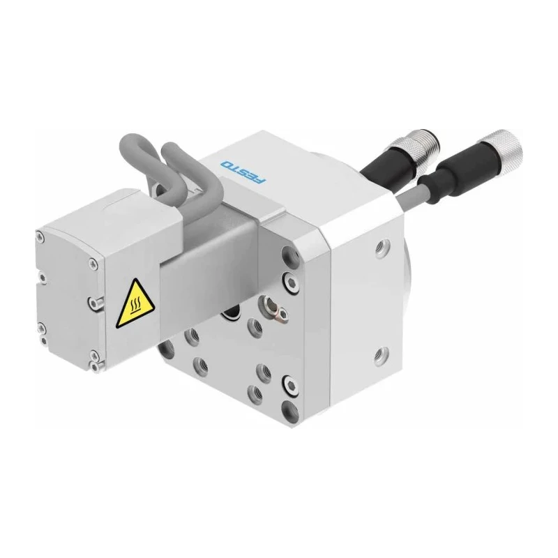 Festo ERMO Series Single Acting Pneumatic Rotary Actuator, 16mm Bore, 0.8Nm, 300N Radial Force, 116mm Length ERMO-16-ST-E