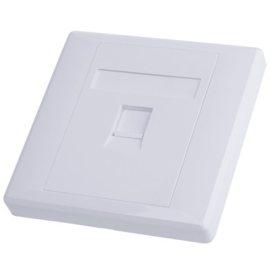RS PRO White Telephone Socket, 2 Gangs, RJ45, Cat5e/Cat6 Compatible, 556-881
