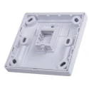 RS PRO White Telephone Socket, 2 Gangs, RJ45, Cat5e/Cat6 Compatible, 556-881