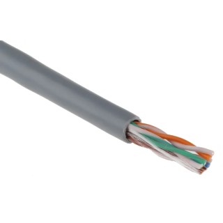 RS PRO Cat5e Ethernet Cable 305 m Grey U/UTP PVC Unterminated CAT5E