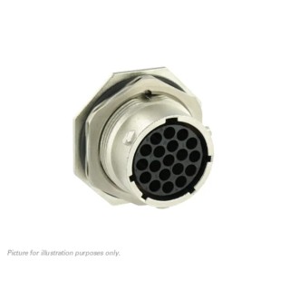 Souriau Sunbank by Eaton Circular Connector, 12 Contacts, Panel Mount, Socket, Female, IP68/IP69K, 13A, 500V, UT071412SH