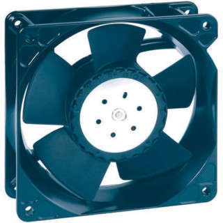 ebm-papst Axial Fan 48V DC, 500 m³/h, 90W, 119x119x38 mm, Ball Bearing, S-Force Series 4118N/2H7P