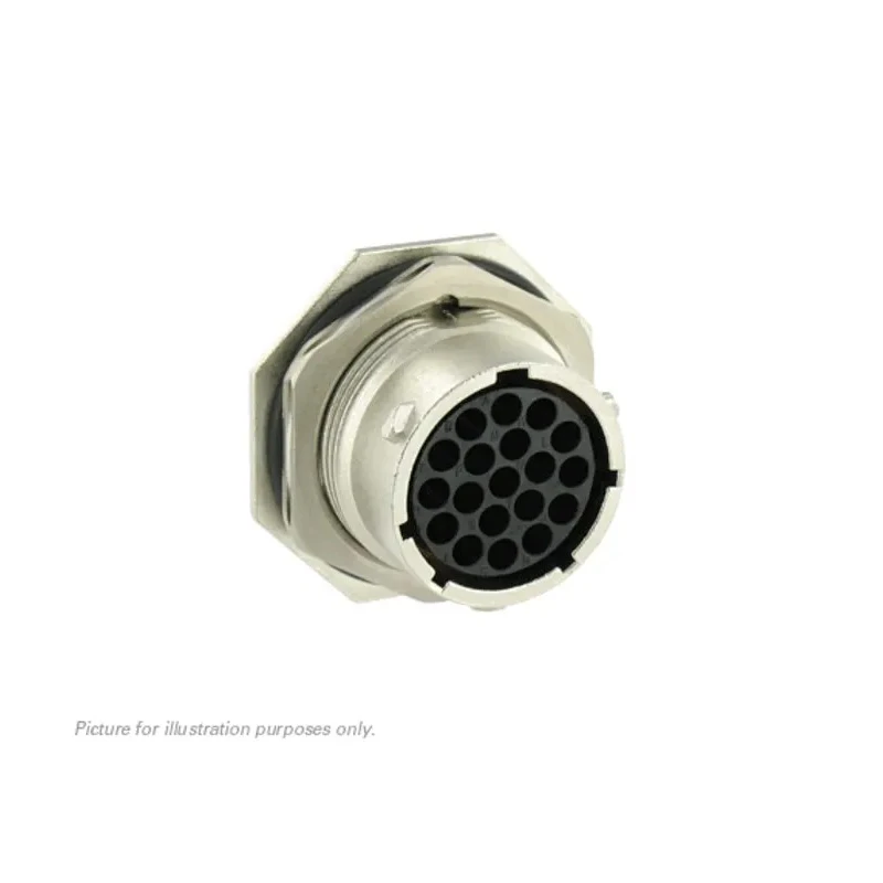 Souriau Sunbank by Eaton Circular Connector 8 Contacts, Panel Mount, Socket, Male, IP68, IP69K, 13A, 500V, UT07128SH