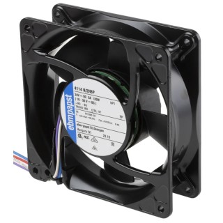 ebm-papst Axial Fan , 24V DC, 120 W, 570 m³/h, IP20, Ball Bearing, 119×119×38 mm