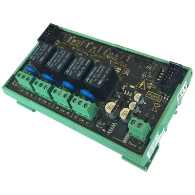RF Solutions Remote Control Base Station Output Module, 868 MHz, 4 Channels, FSK, 12/32 V 725-OP