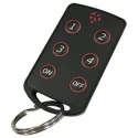 RF Solutions 4 Button Remote Control Key Fob, 869.5 MHz, IP68 Waterproof, 2–3V, 6 Channel FOBBER-8T6