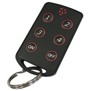 RF Solutions 4 Button Remote Control Key Fob, 869.5 MHz, IP68 Waterproof, 2–3V, 6 Channel FOBBER-8T6