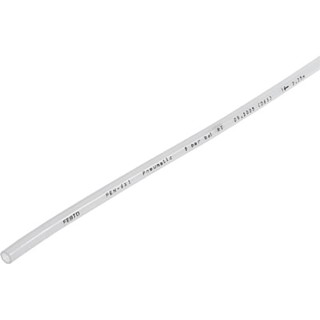 Festo Compressed Air Pipe, Translucent Polyurethane, 8 mm OD, 50 m Length, 10 bar Pressure, Hydrolysis PUN-H-8X1,25-NT