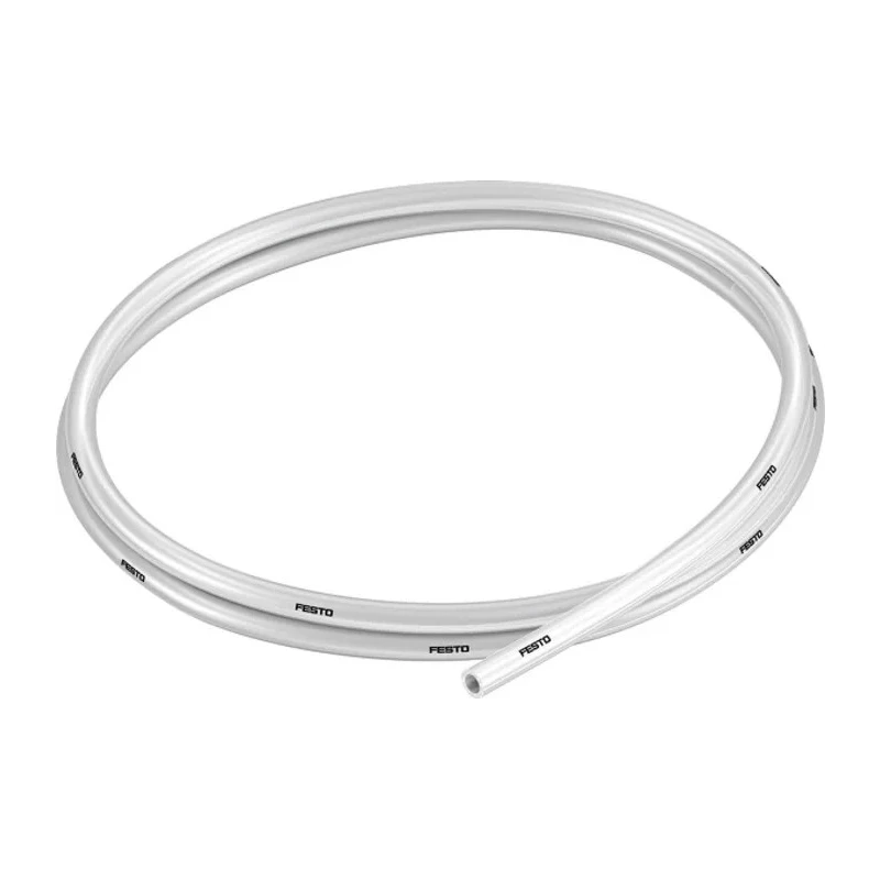 Festo Compressed Air Pipe, Translucent Polyurethane, 8 mm OD, 50 m Length, 10 bar Pressure, Hydrolysis PUN-H-8X1,25-NT