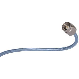 Huber+Suhner Minibend Series Flexible Coaxial Cable Male SMA to Male SMA, 152.4 mm Length, 50 Ohm, Blue Jacket Minibend 6