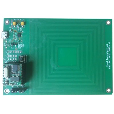 Eccel Technology Ltd RFID, NFC Evaluation Module 125 kHz USB Baseboard RWD-QT-SMT-Baseboard (000325)