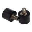 RS PRO Cylindrical M4 Anti-Vibration Mount Male Buffer Foot, 18kg Compression, EPDM Rubber, 10mm OD, 8mm H 126-3927