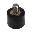 RS PRO Cylindrical M4 Anti-Vibration Mount Male Buffer Foot, 18kg Compression, EPDM Rubber, 10mm OD, 8mm H 126-3927