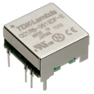TDK-Lambda CC-E Series DC/DC Converter 5V DC Output, 0.3 mA, 36V DC Max Input, 18V Min Input, 1.5 W, Surface CC1R5-2405SR-E