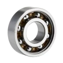 SKF 1 Row Deep Groove Ball Bearing, Open Type, 12 mm ID, 28 mm OD, C3 Clearance, 6001 TN9/C3